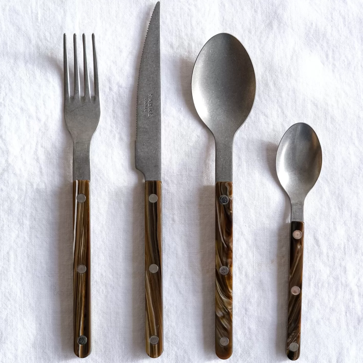 Sabre Paris Set Of 4 Pieces>Bistrot Vintage Buffalo, Faux Buffalo