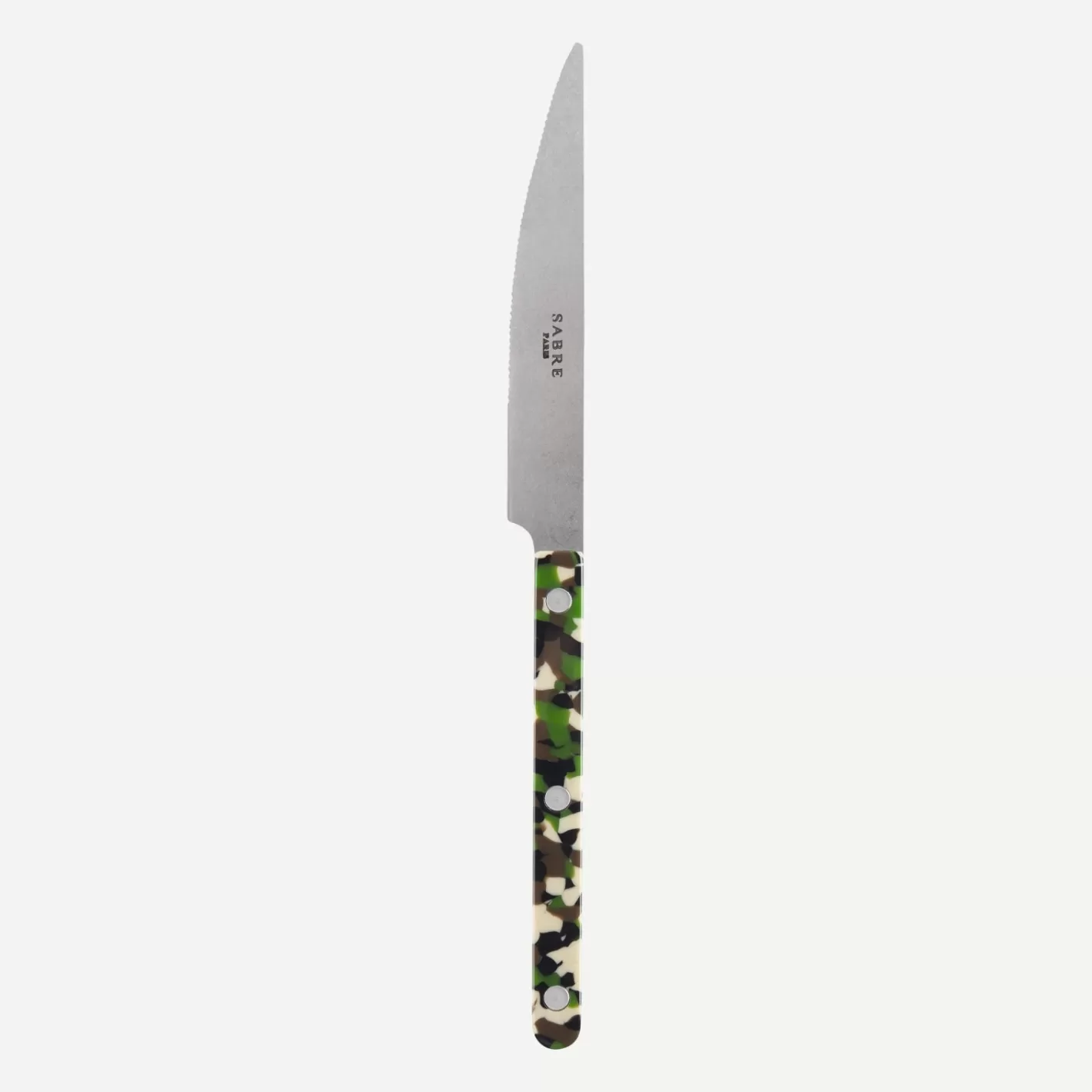 Sabre Paris Dinner Knife>Bistrot Vintage Camouflage, Green
