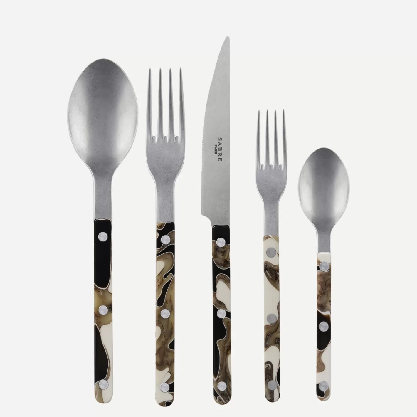 Sabre Paris Set Of 5 Pieces>Bistrot Vintage Dune, Black