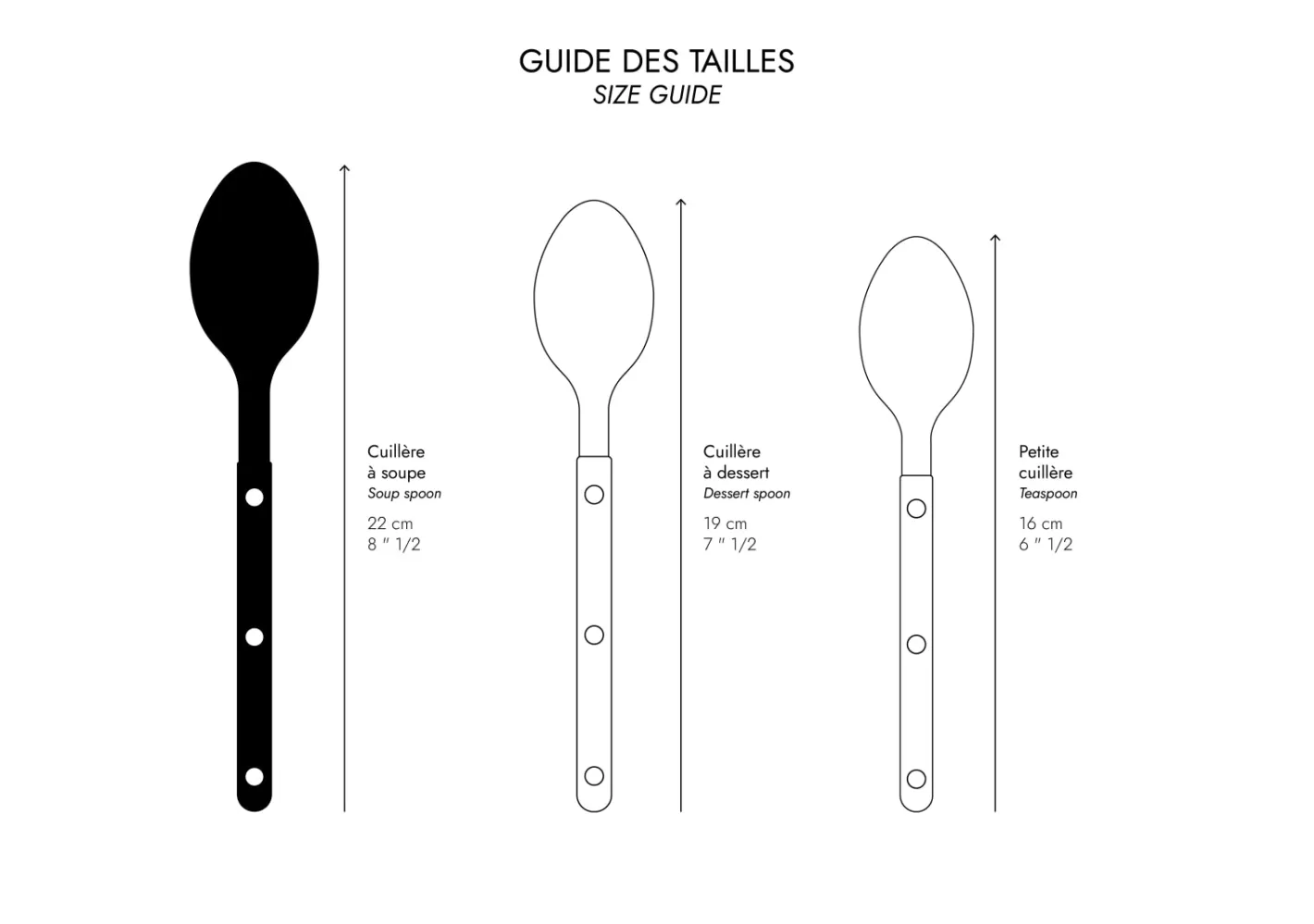 Sabre Paris Soup Spoon>Bistrot Vintage Dune, Black