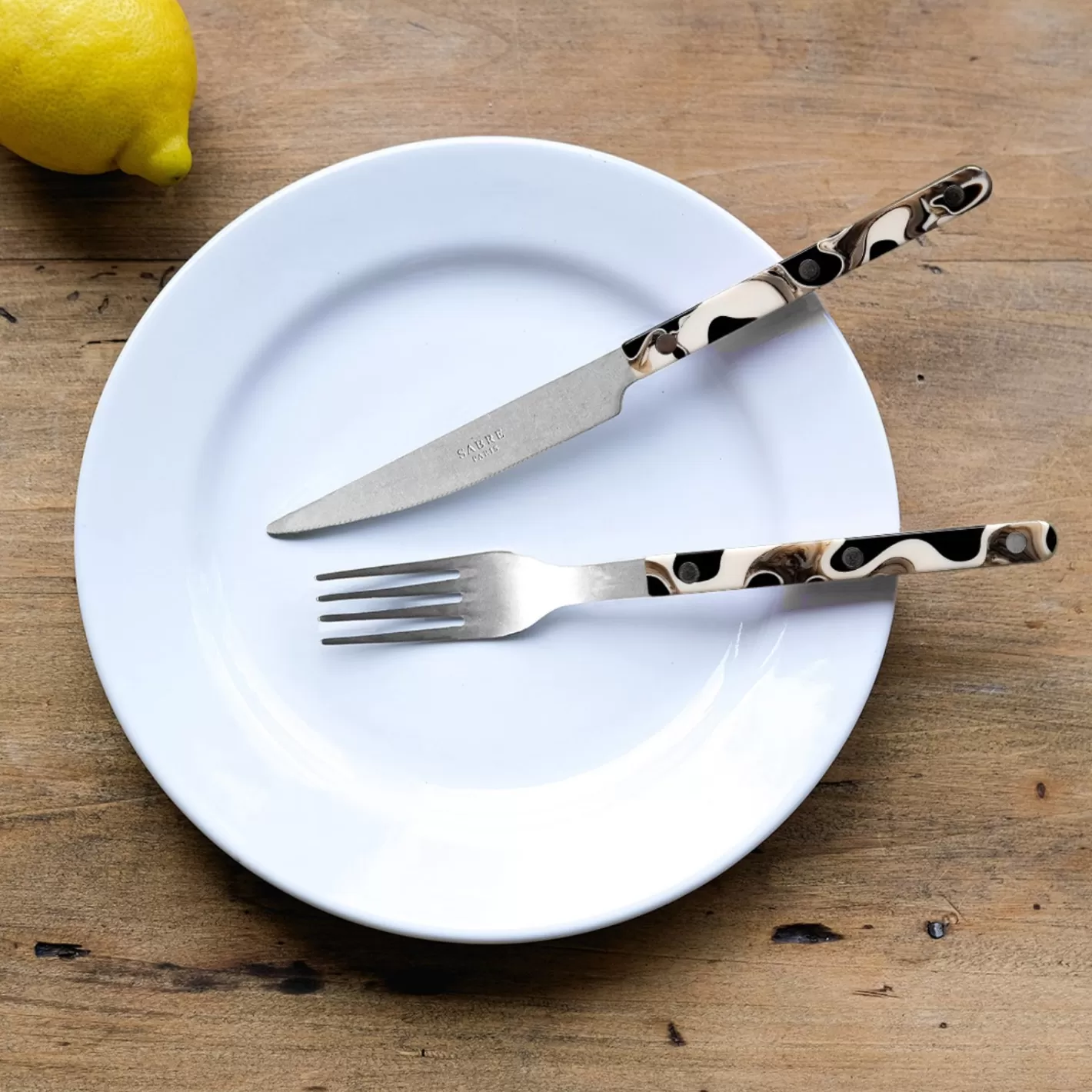 Sabre Paris Set Of 4 Pieces>Bistrot Vintage Dune, Black