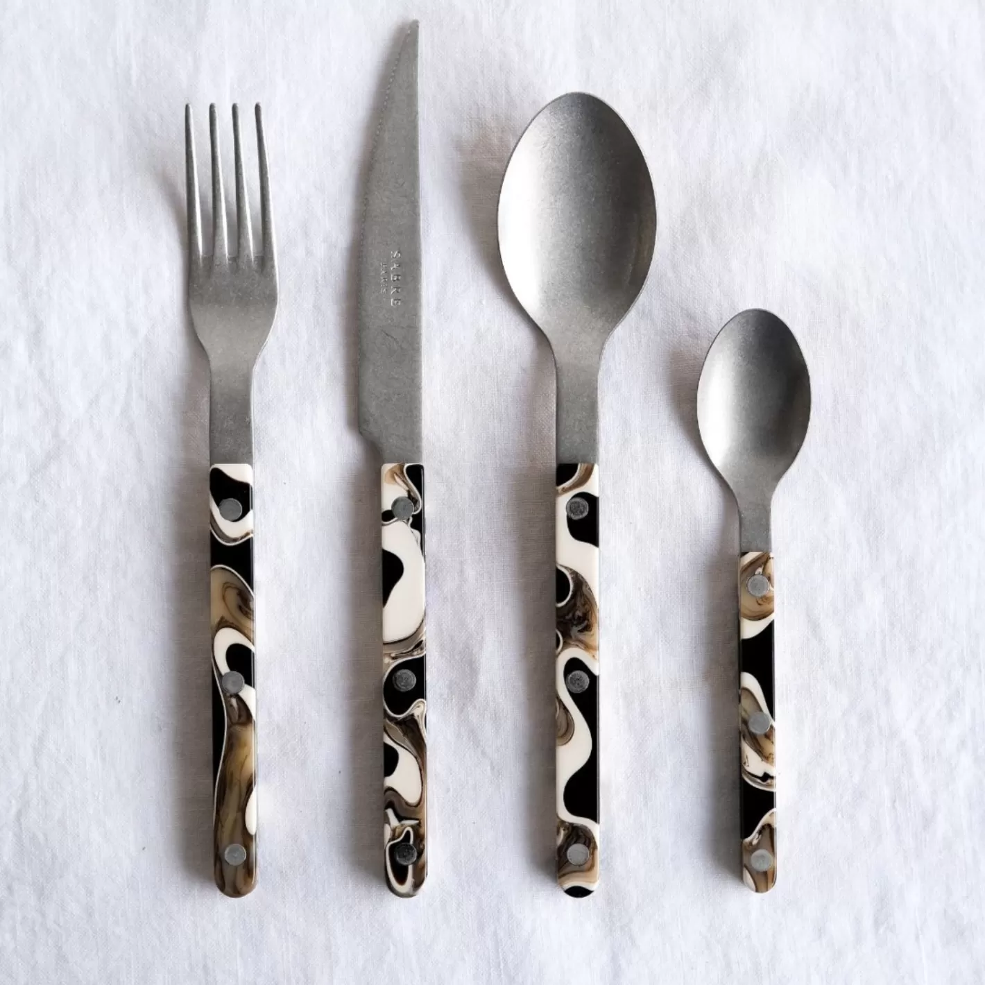 Sabre Paris Set Of 4 Pieces>Bistrot Vintage Dune, Black