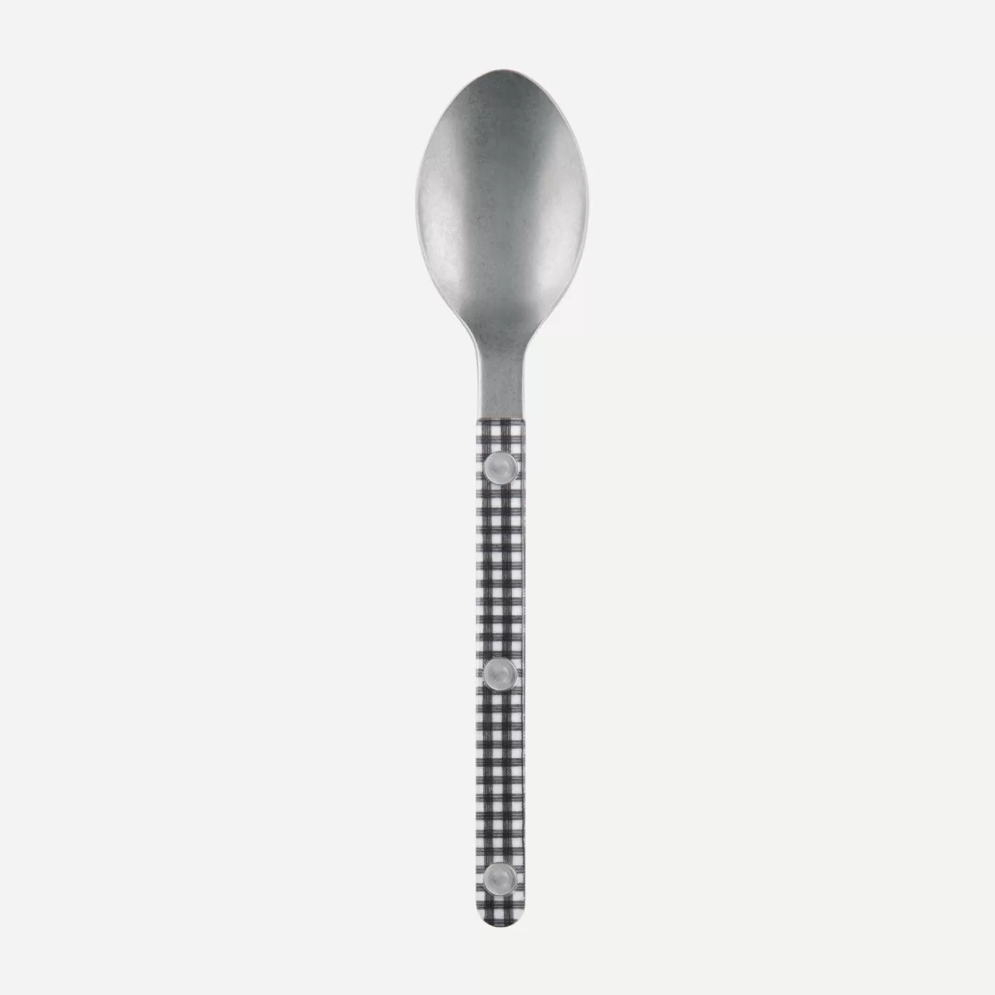 Sabre Paris Teaspoon>Bistrot Vintage Gingham, Black