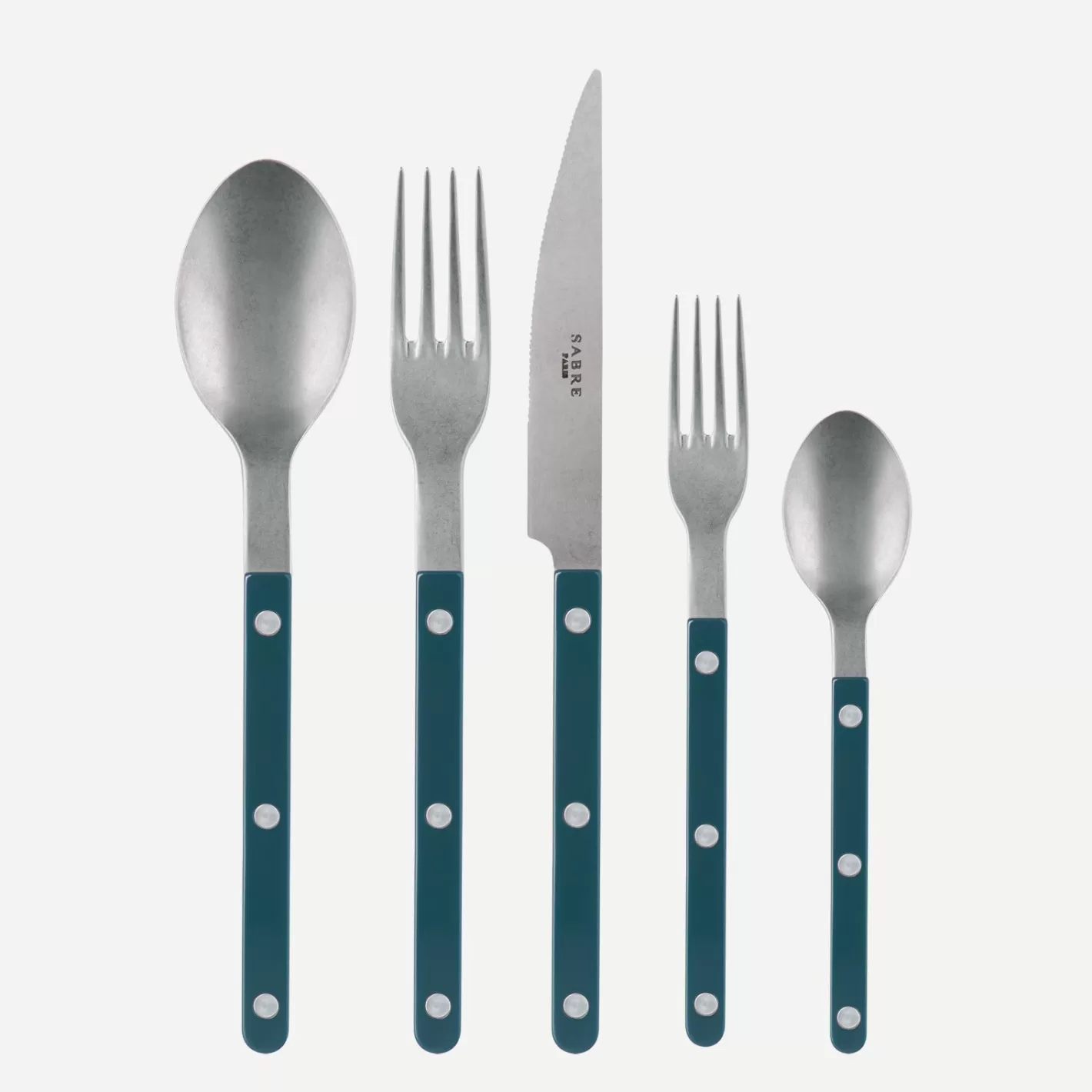 Sabre Paris Set Of 5 Pieces>Bistrot Vintage Solid, Aquamarine
