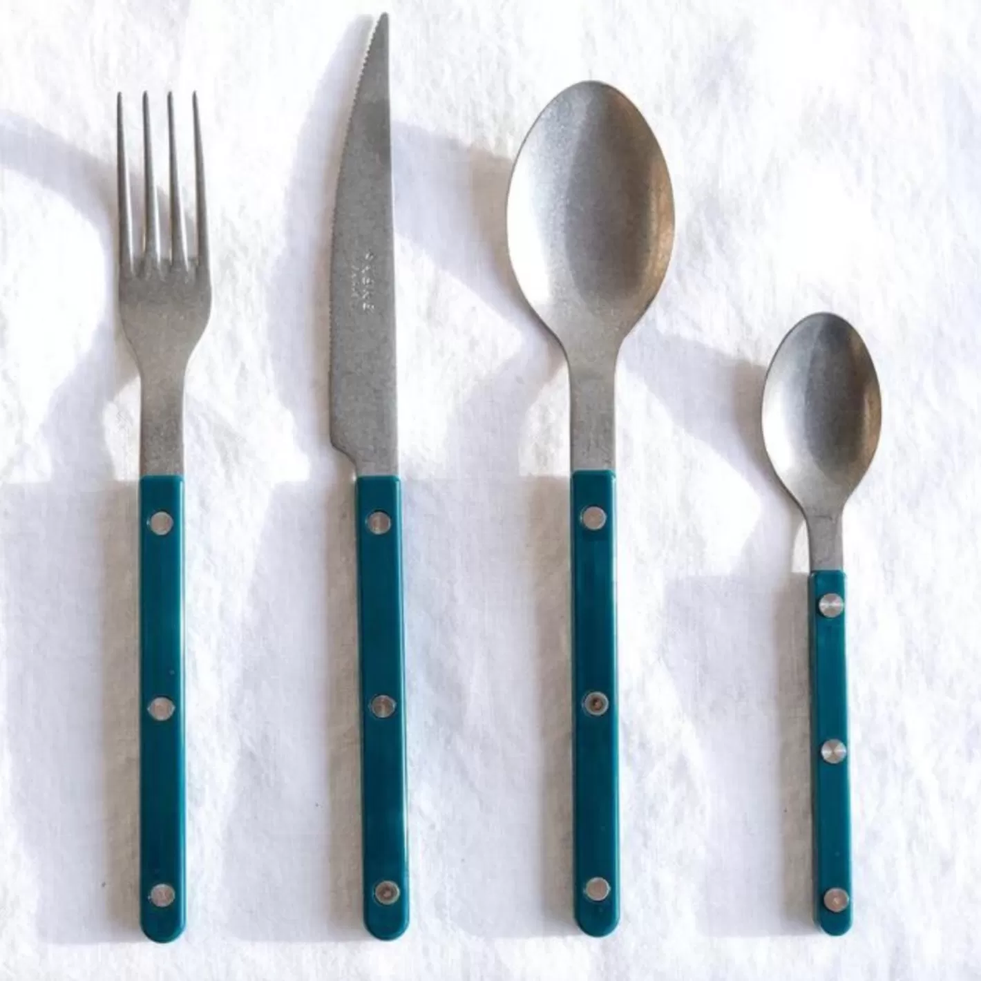 Sabre Paris 24 Pieces Set>Bistrot Vintage Solid, Aquamarine
