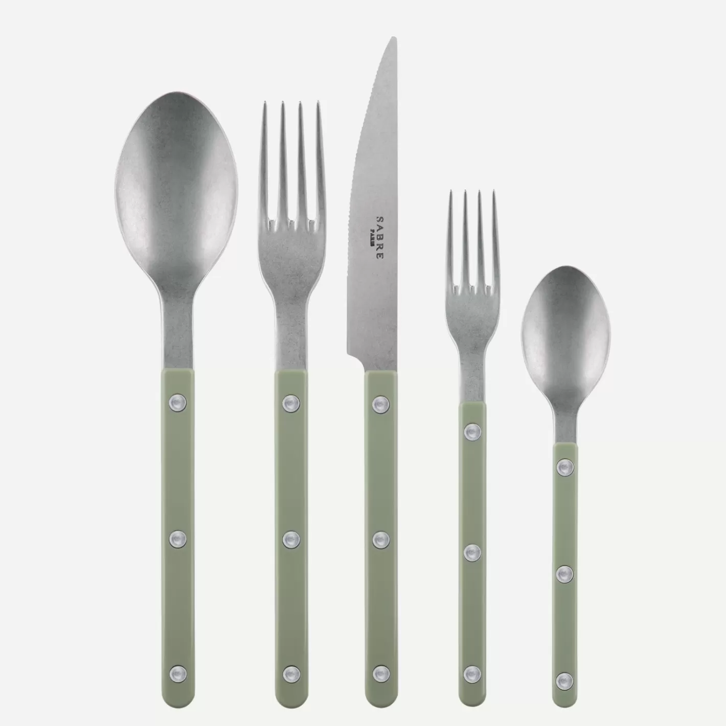 Sabre Paris Set Of 5 Pieces>Bistrot Vintage Solid, Asparagus