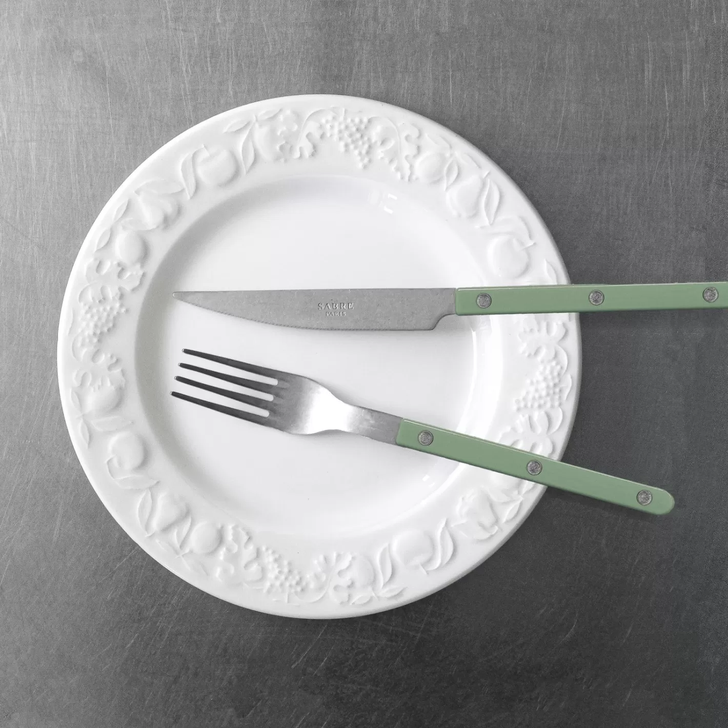 Sabre Paris Set Of 5 Pieces>Bistrot Vintage Solid, Asparagus