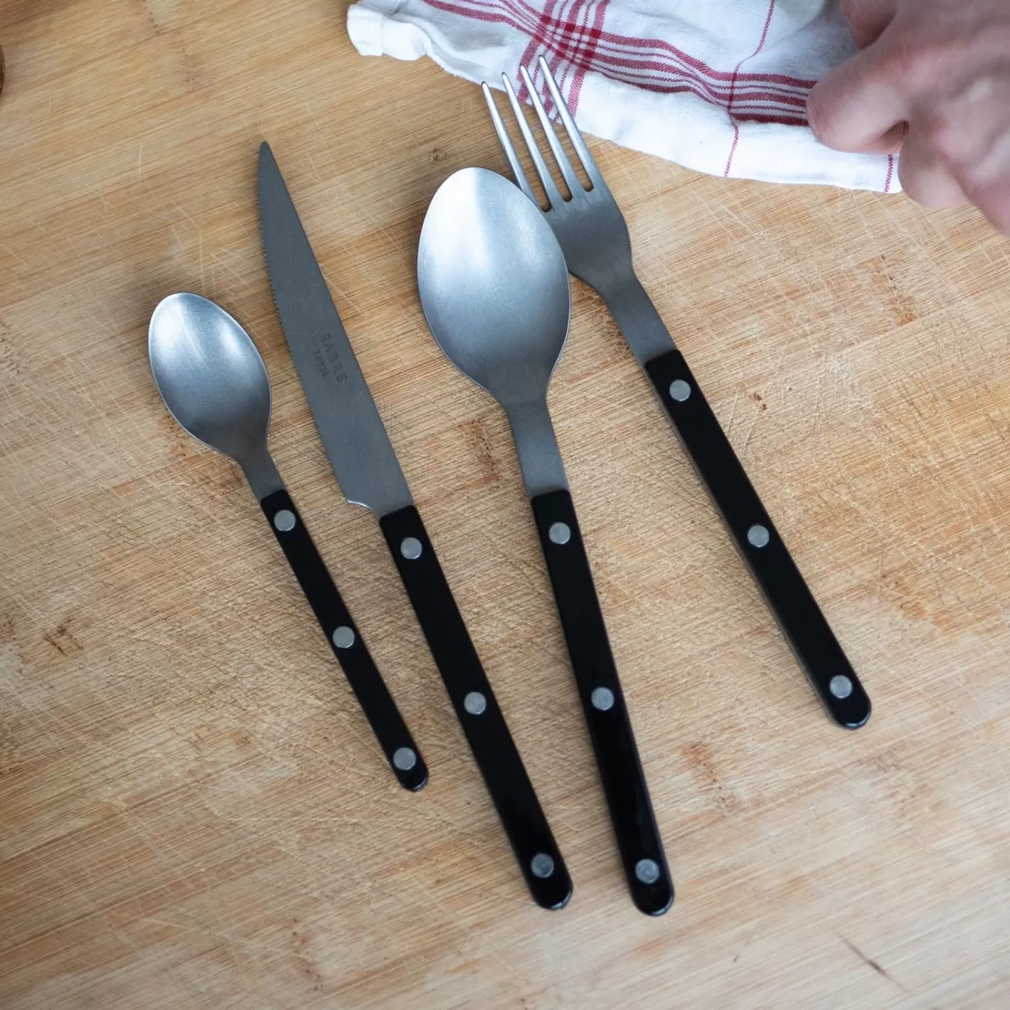 Sabre Paris Soup Spoon>Bistrot Vintage Solid, Black