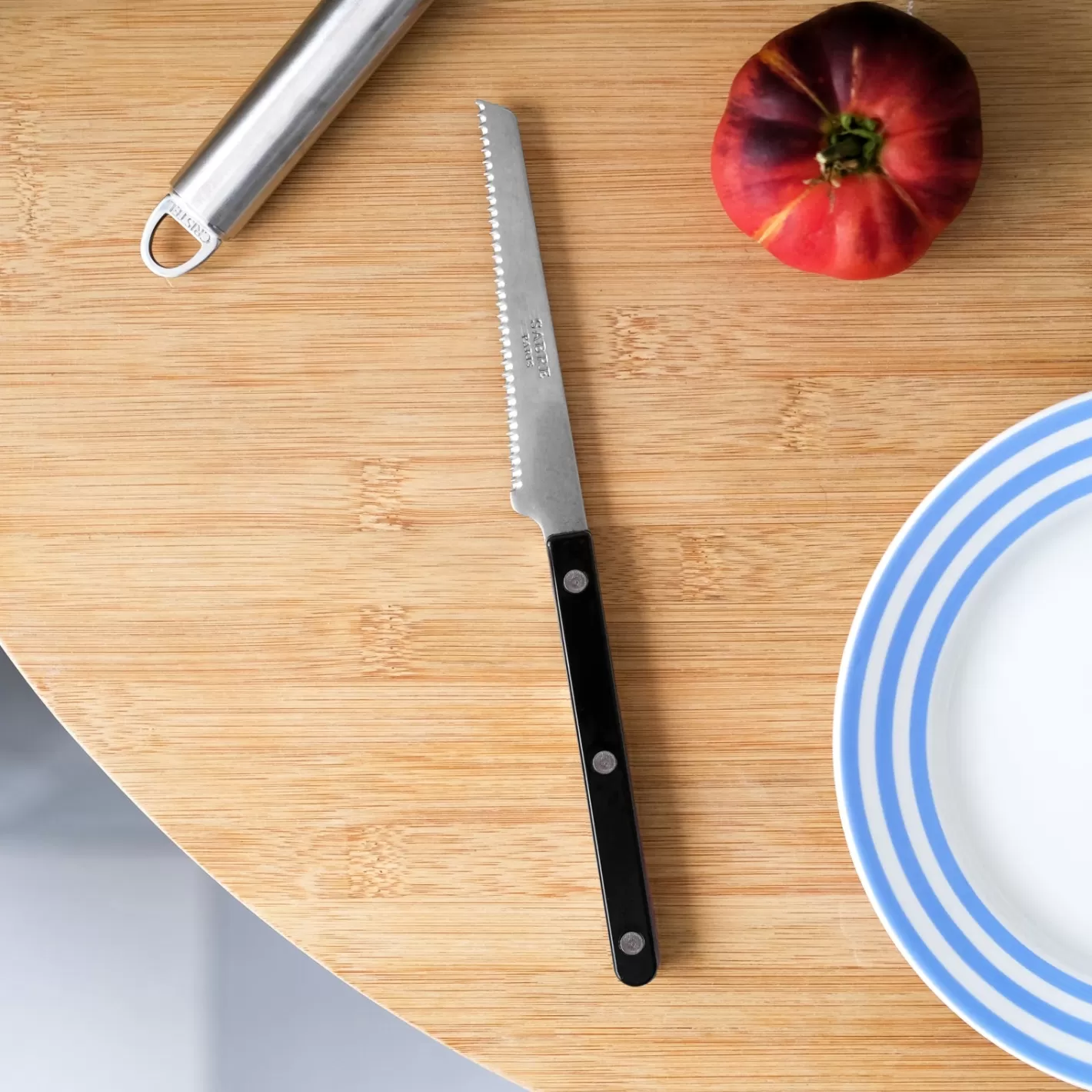 Sabre Paris Tomato Knife>Bistrot Vintage Solid, Black