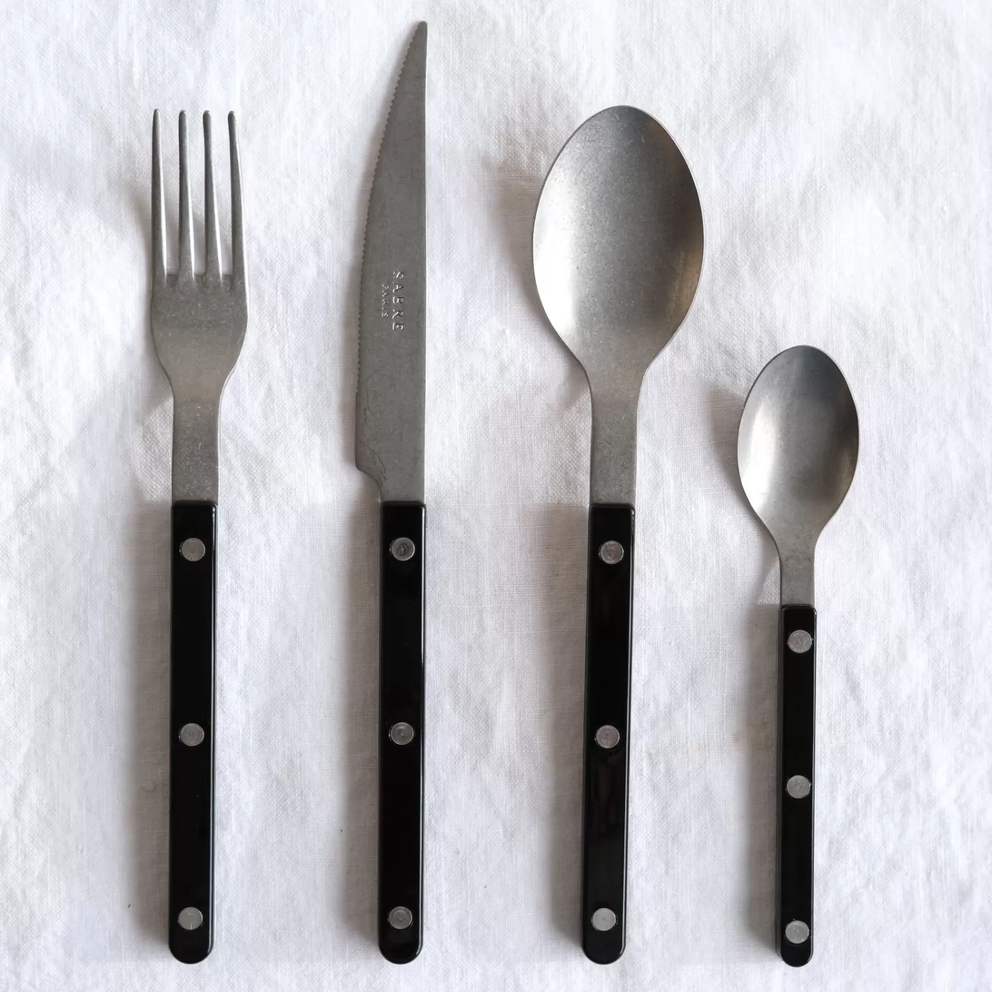 Sabre Paris Soup Spoon>Bistrot Vintage Solid, Black
