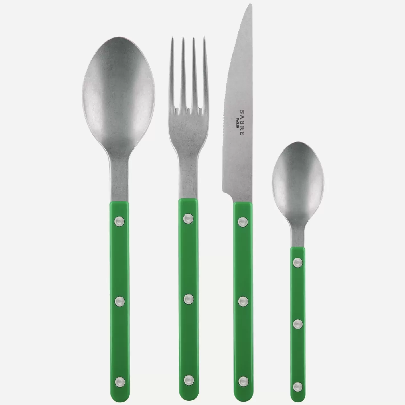 Sabre Paris Set Of 4 Pieces>Bistrot Vintage Solid, Garden green