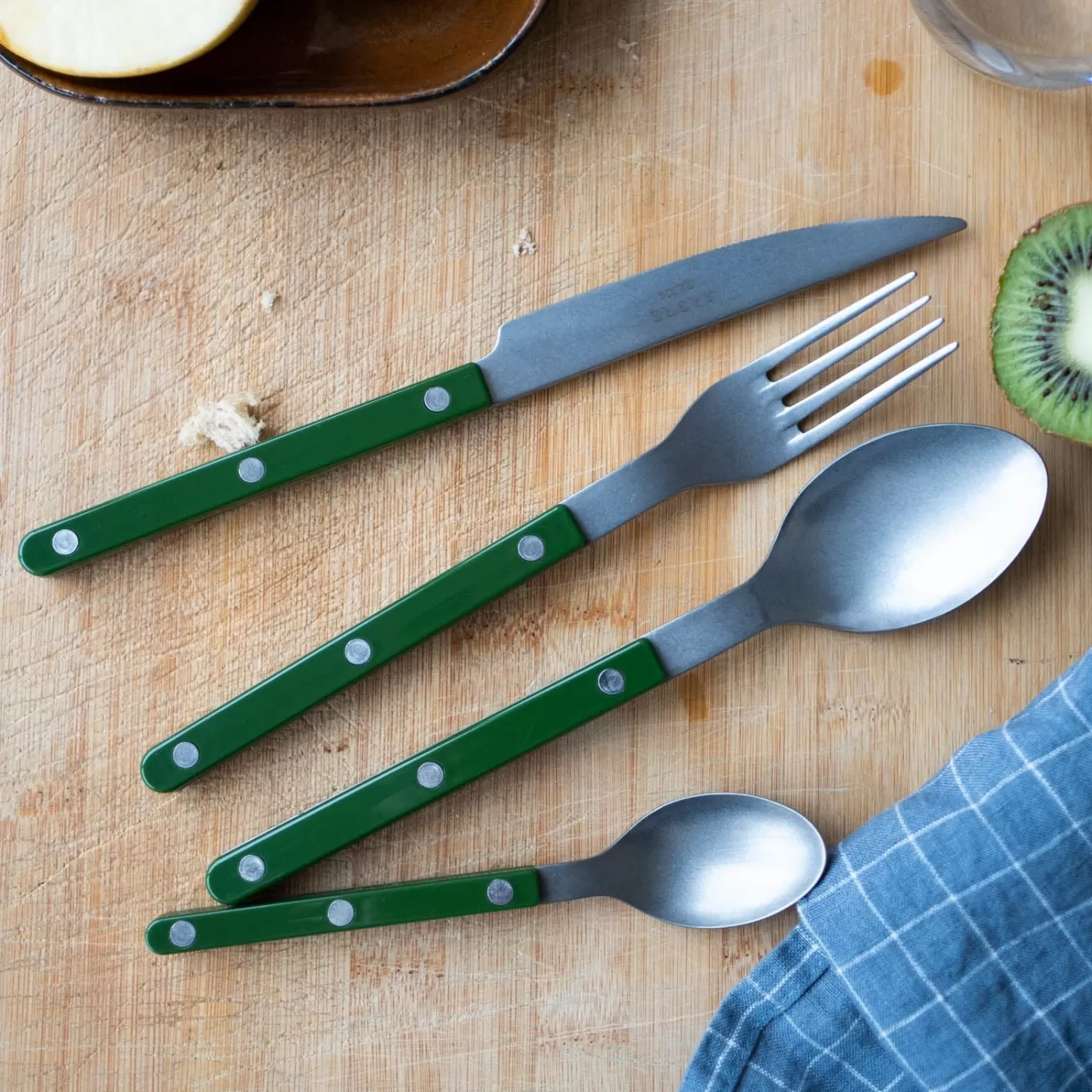 Sabre Paris Soup Spoon>Bistrot Vintage Solid, Green
