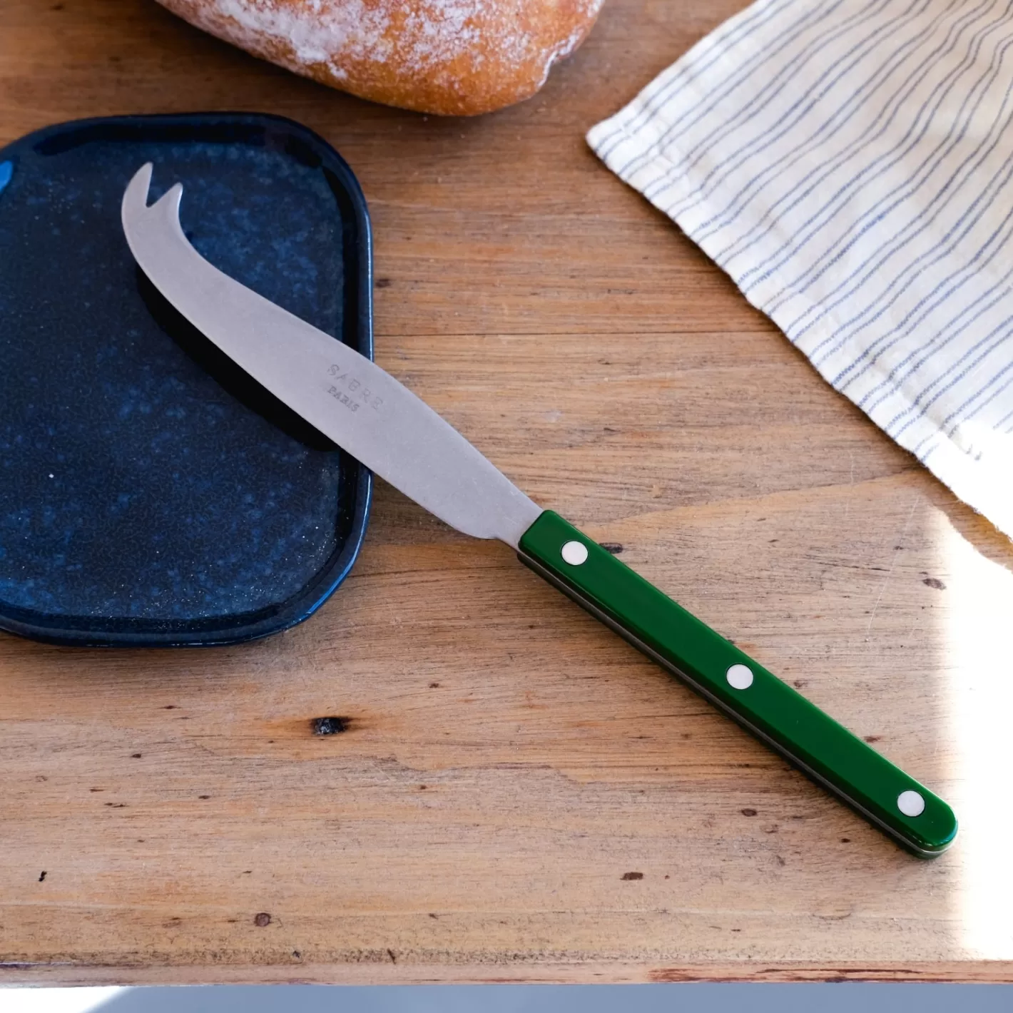Sabre Paris Cheese Knife>Bistrot Vintage Solid, Green
