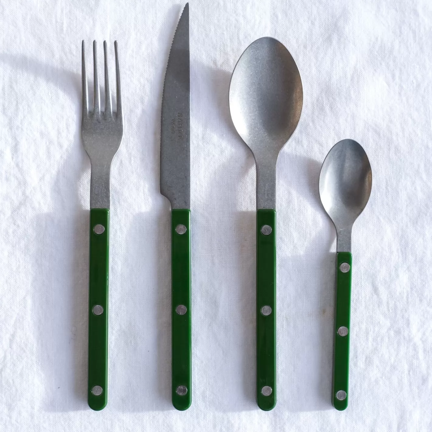 Sabre Paris Soup Spoon>Bistrot Vintage Solid, Green
