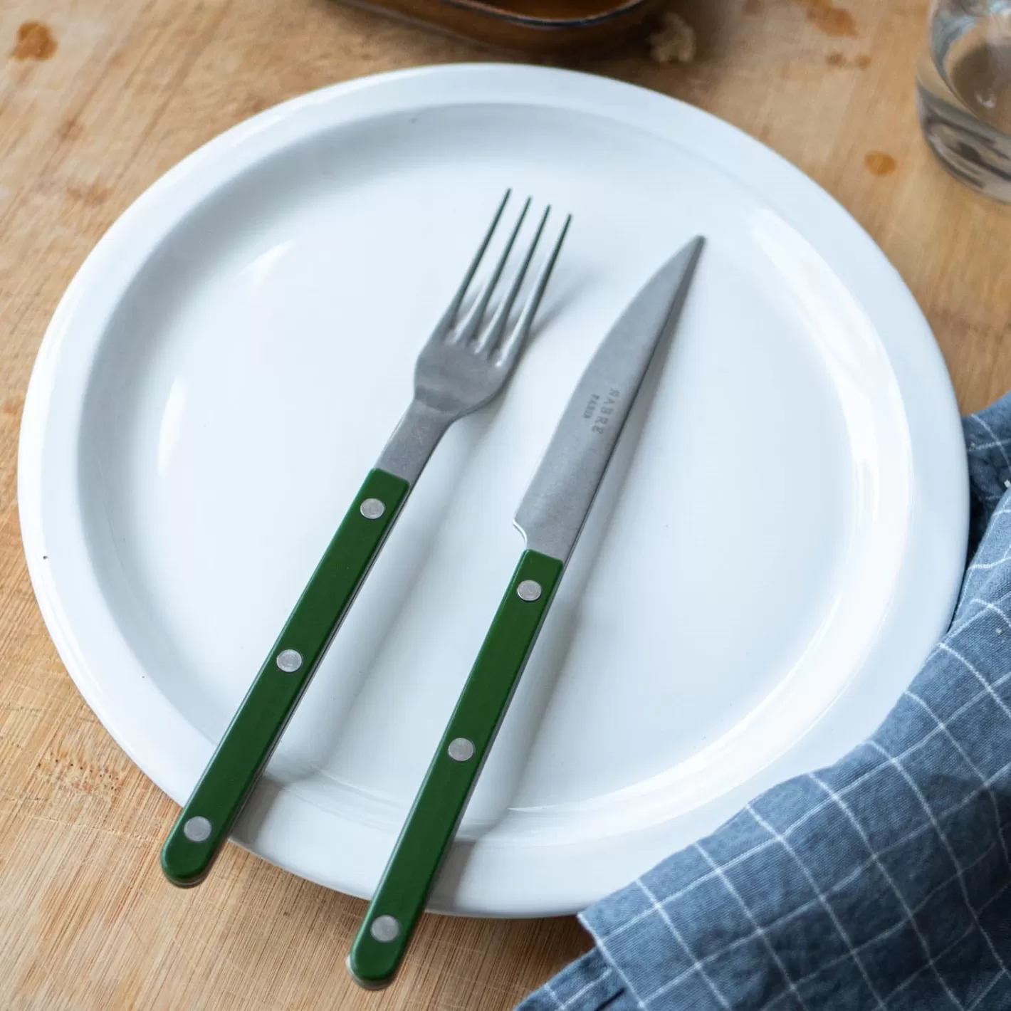 Sabre Paris 24 Pieces Set>Bistrot Vintage Solid, Green