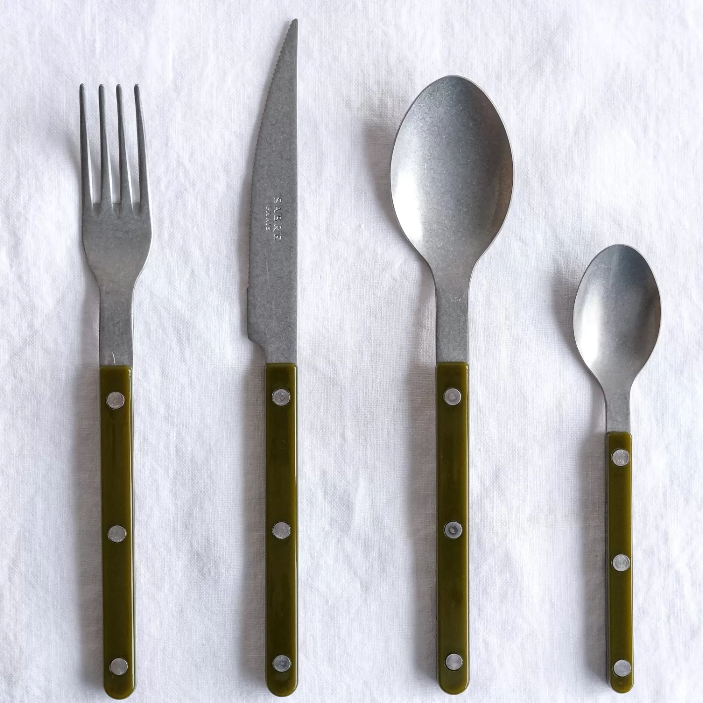Sabre Paris Dinner Fork>Bistrot Vintage Solid, Green fern