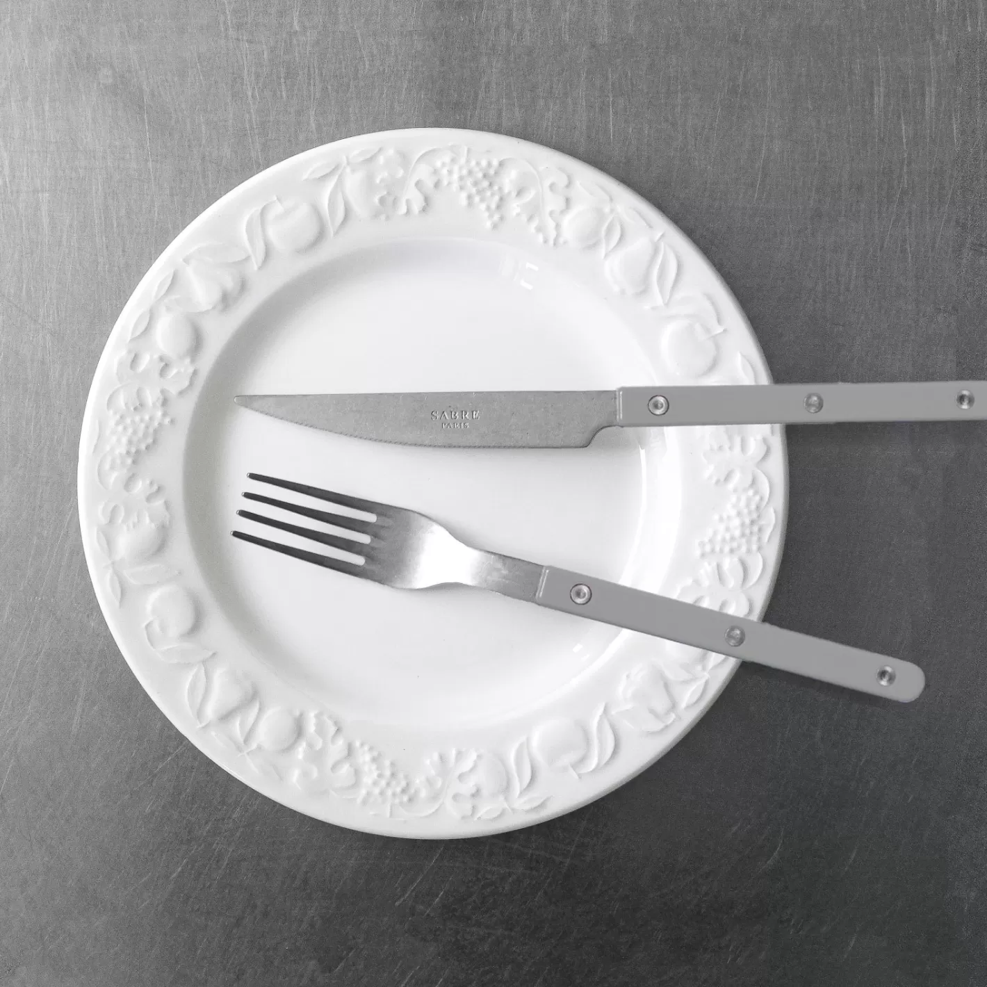 Sabre Paris Dinner Fork>Bistrot Vintage Solid, Grey