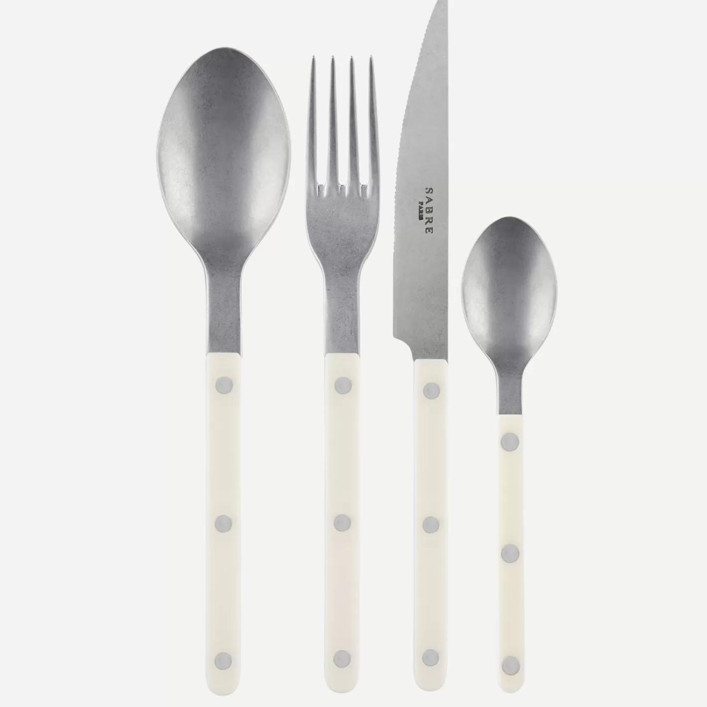 Sabre Paris Set Of 4 Pieces>Bistrot Vintage Solid, Ivory