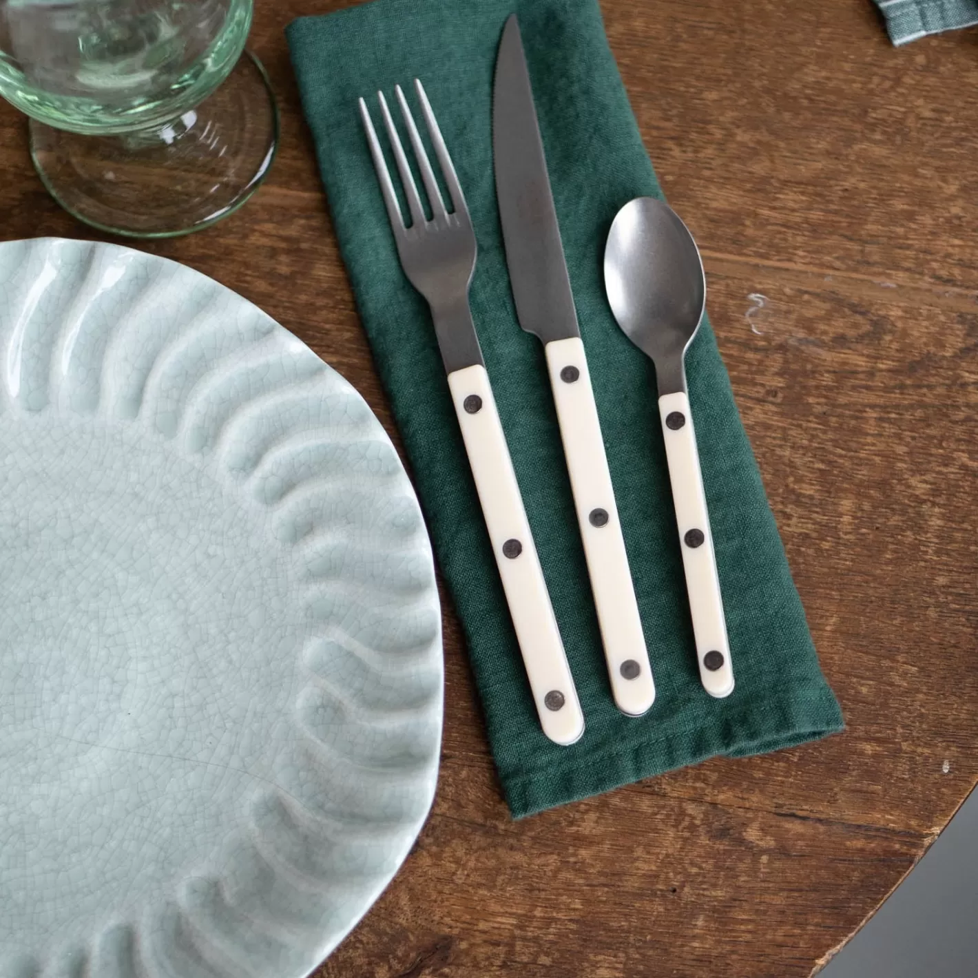 Sabre Paris Set Of 4 Pieces>Bistrot Vintage Solid, Ivory