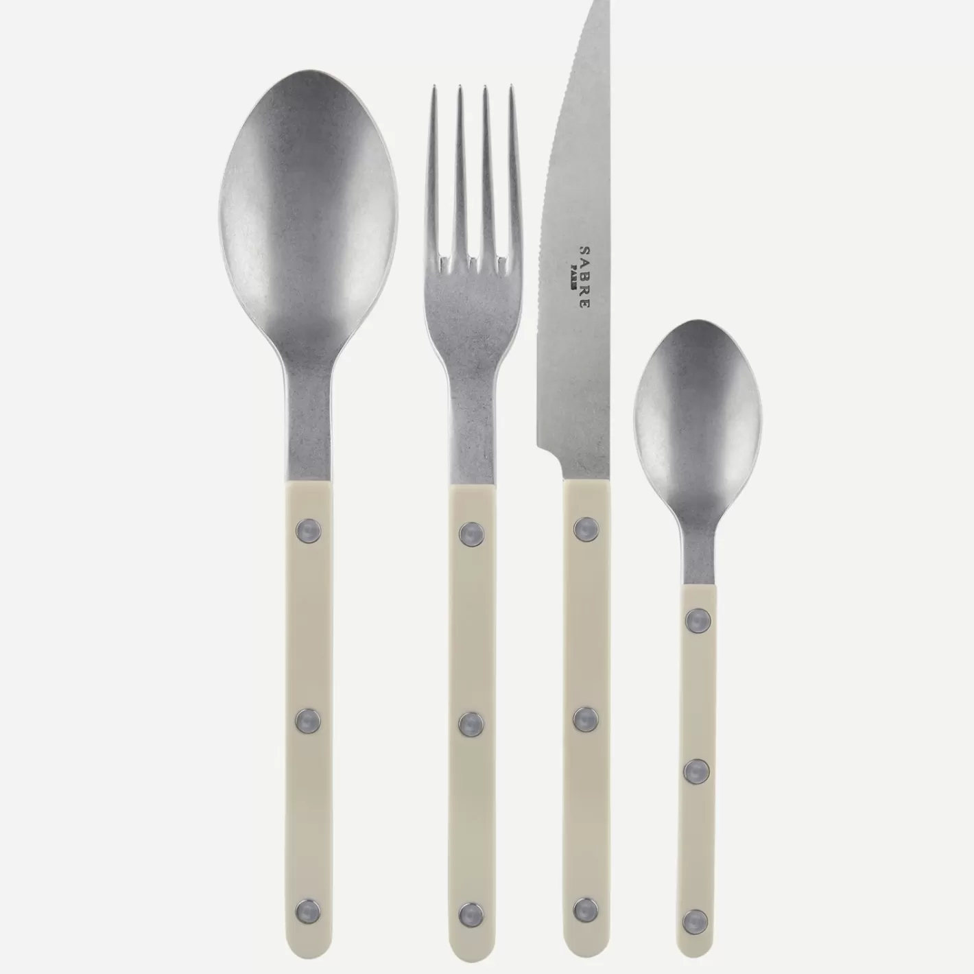 Sabre Paris Set Of 4 Pieces>Bistrot Vintage Solid, Light kaki
