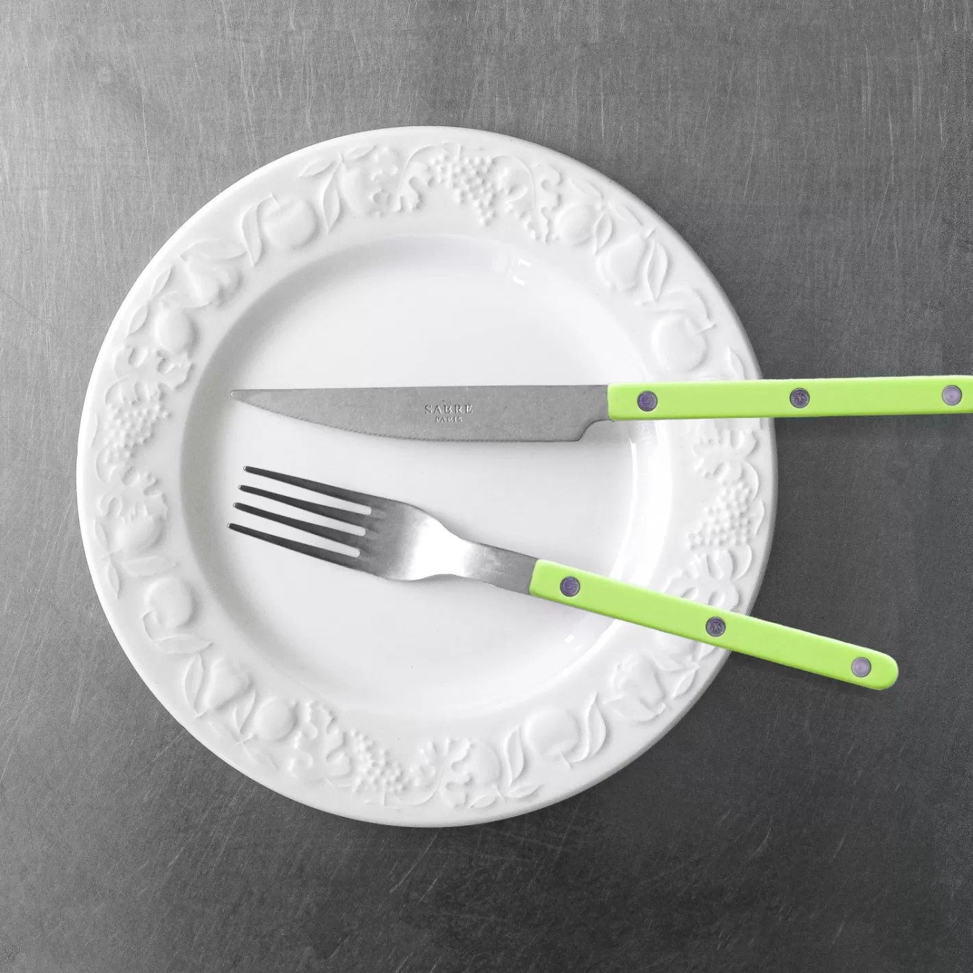 Sabre Paris Dinner Knife>Bistrot Vintage Solid, Lime