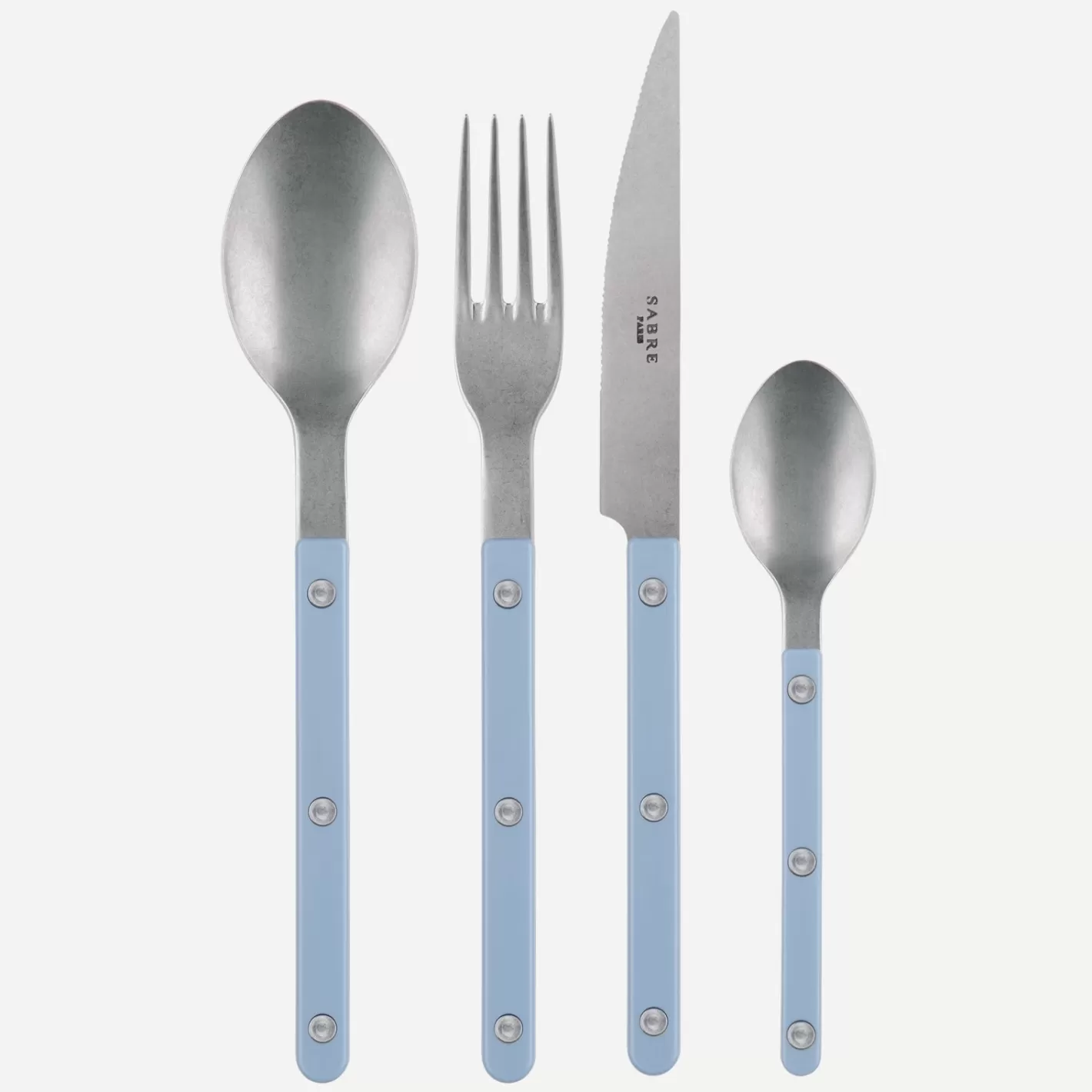 Sabre Paris Set Of 4 Pieces>Bistrot Vintage Solid, Pastel blue