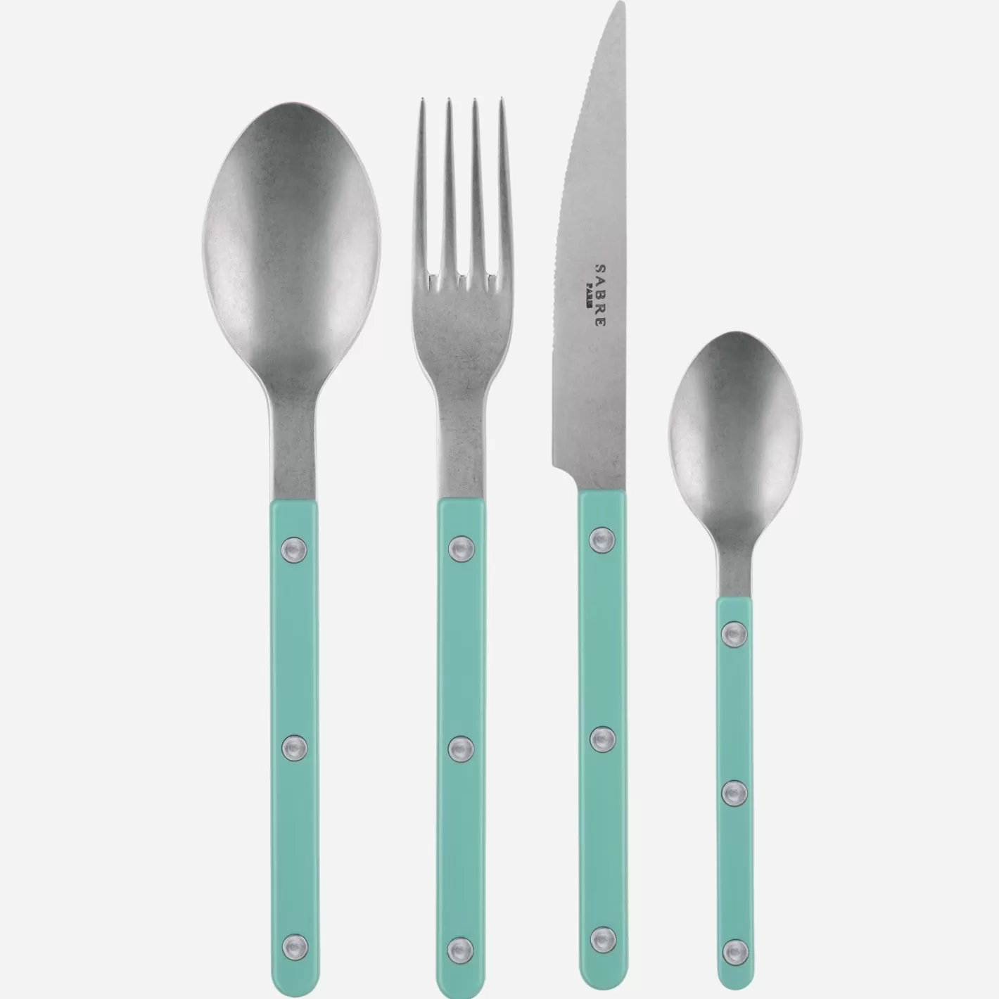 Sabre Paris Set Of 4 Pieces>Bistrot Vintage Solid, Pastel green