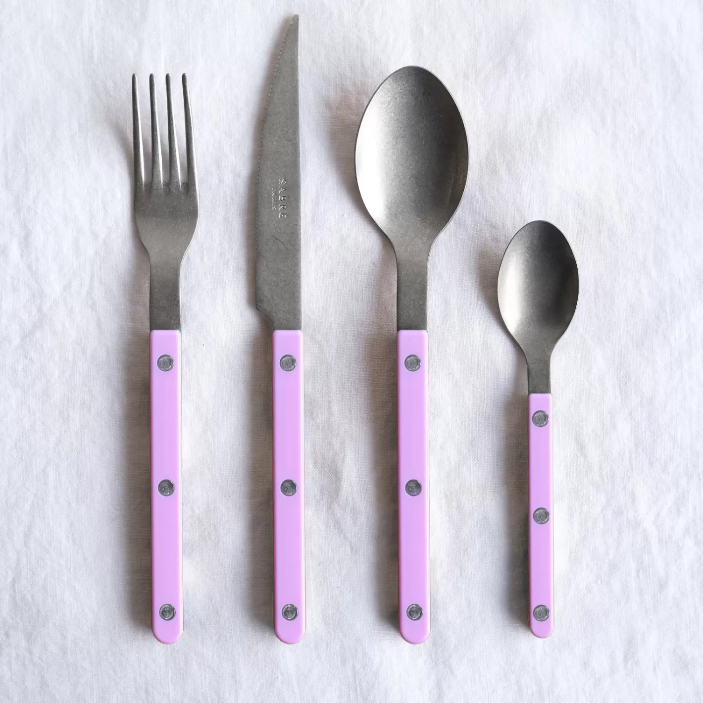 Sabre Paris Soup Spoon>Bistrot Vintage Solid, Pink