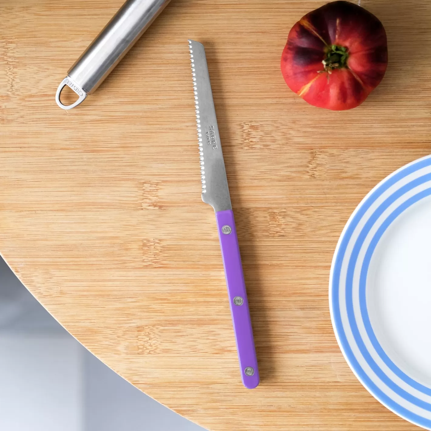 Sabre Paris Tomato Knife>Bistrot Vintage Solid, Purple