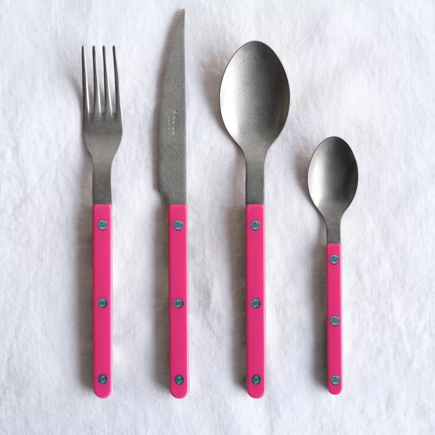 Sabre Paris Soup Spoon>Bistrot Vintage Solid, Raspberry