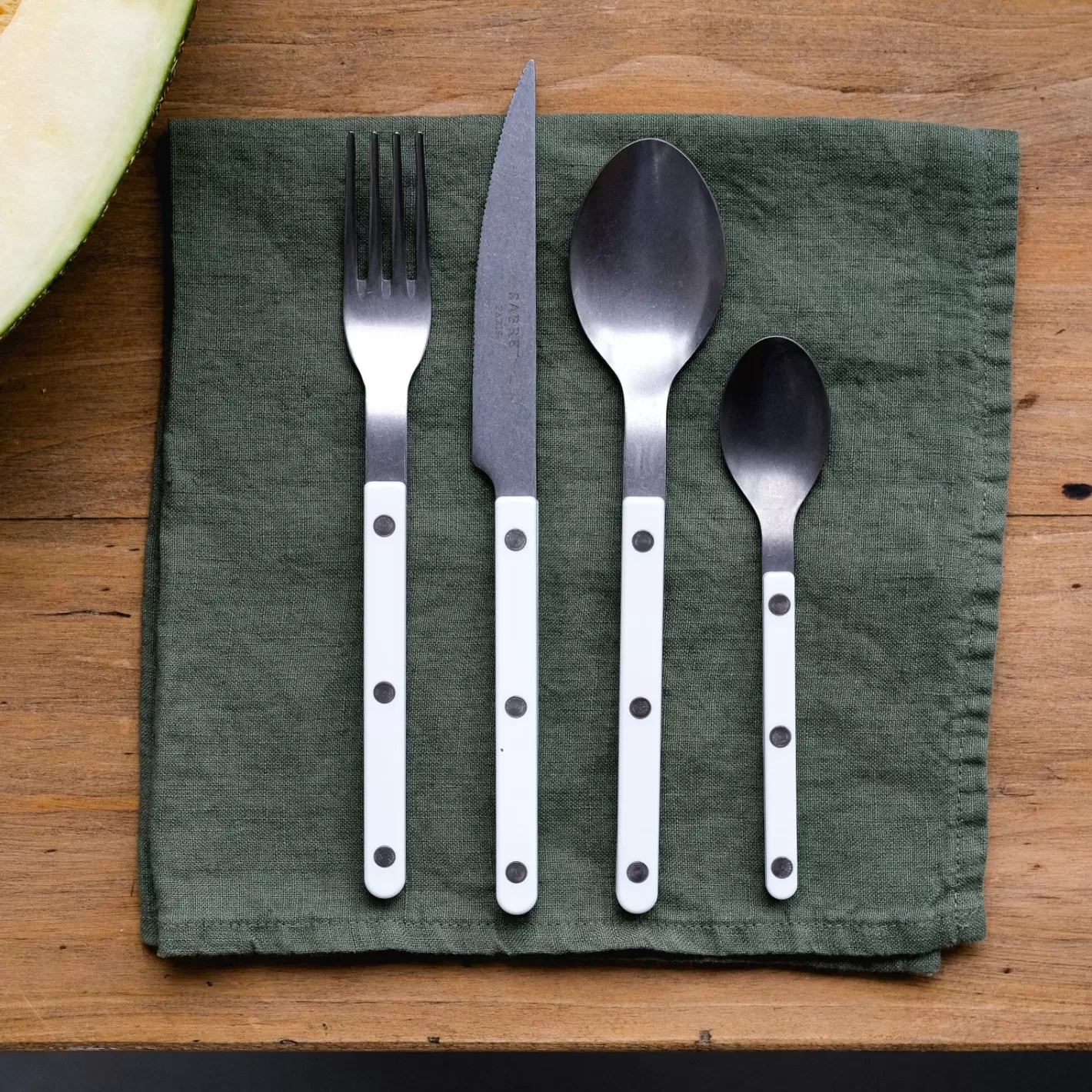 Sabre Paris Soup Spoon>Bistrot Vintage Solid, White