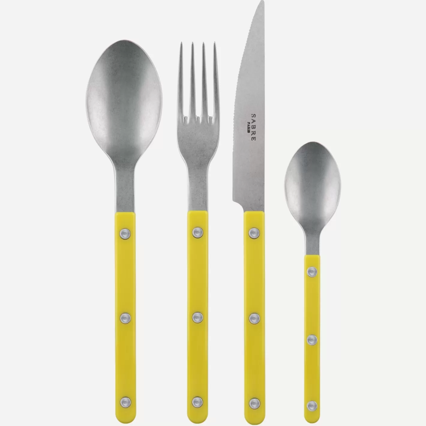 Sabre Paris Set Of 4 Pieces>Bistrot Vintage Solid, Yellow
