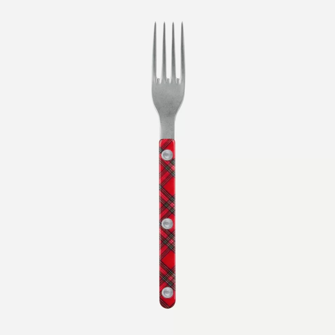 Sabre Paris Small Fork>Bistrot Vintage Tartan, Red