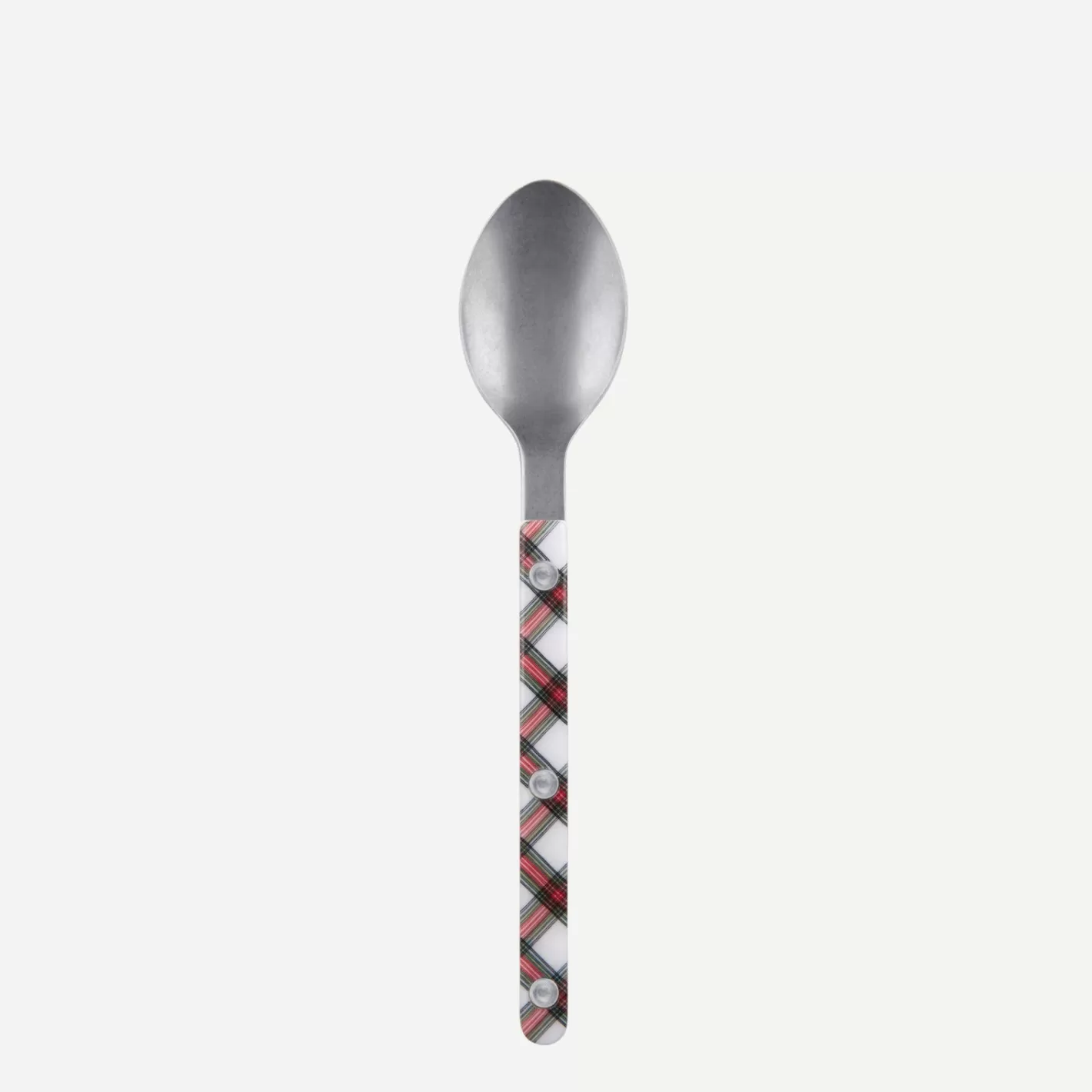 Sabre Paris Teaspoon>Bistrot Vintage Tartan, White