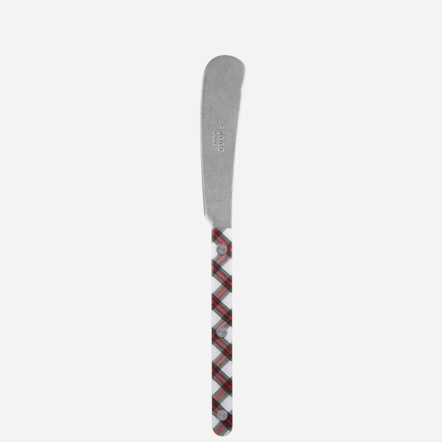 Sabre Paris Butter Knife>Bistrot Vintage Tartan, White