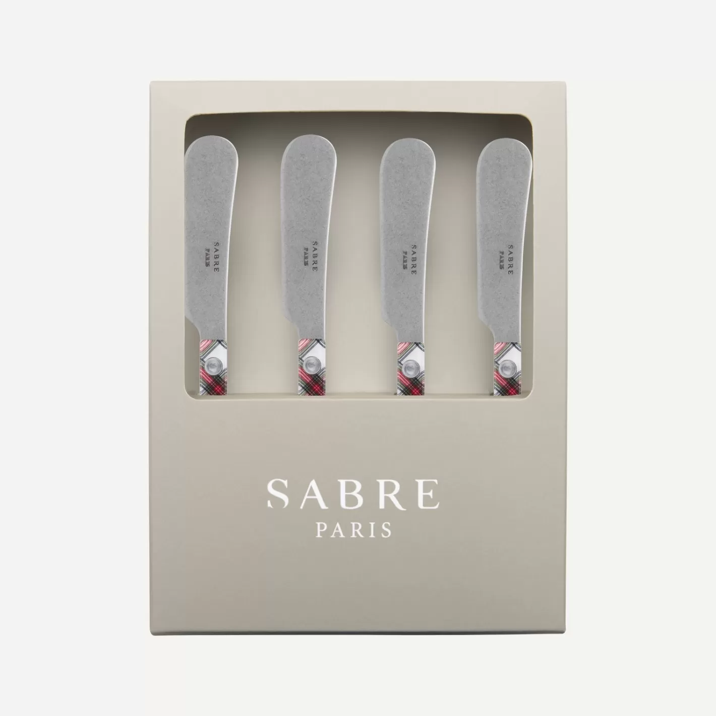 Sabre Paris Gift Boxes>Bistrot Vintage Tartan, White