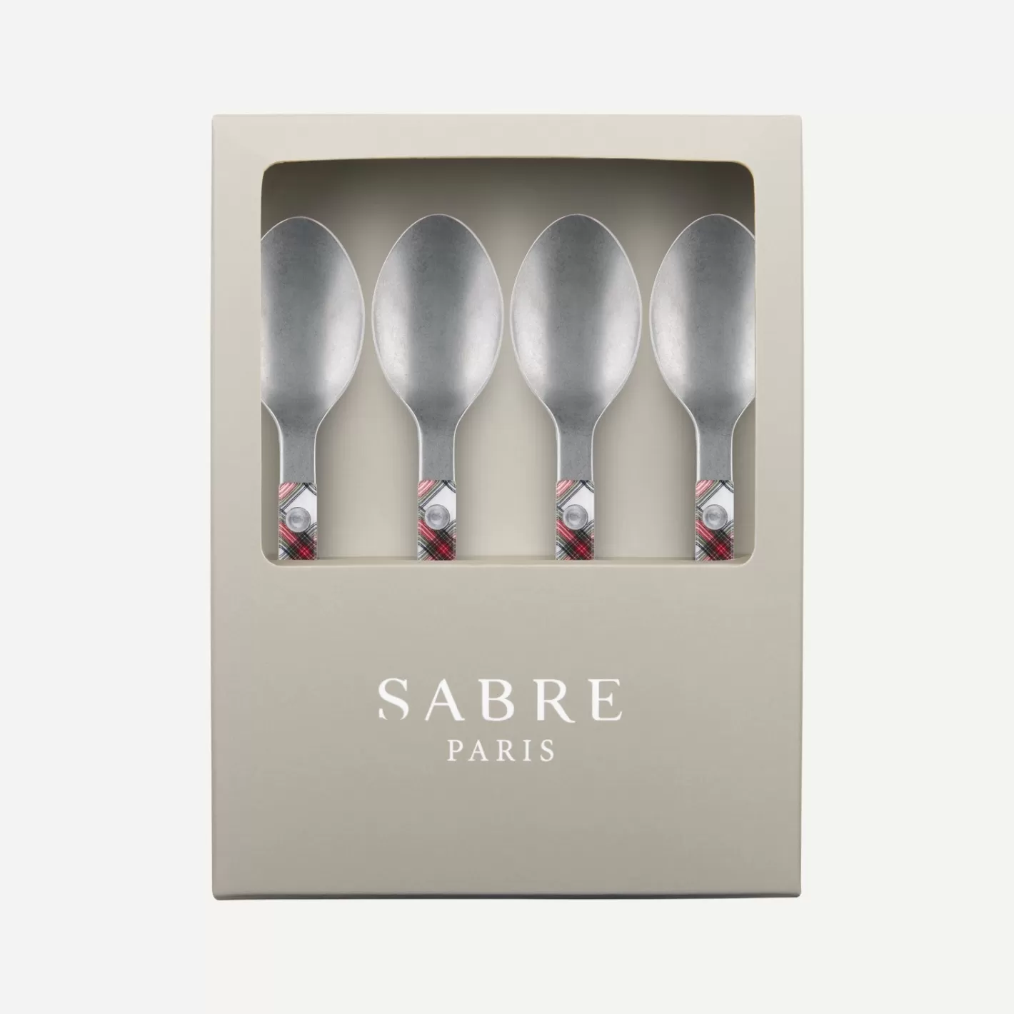 Sabre Paris Gift Boxes>Bistrot Vintage Tartan, White