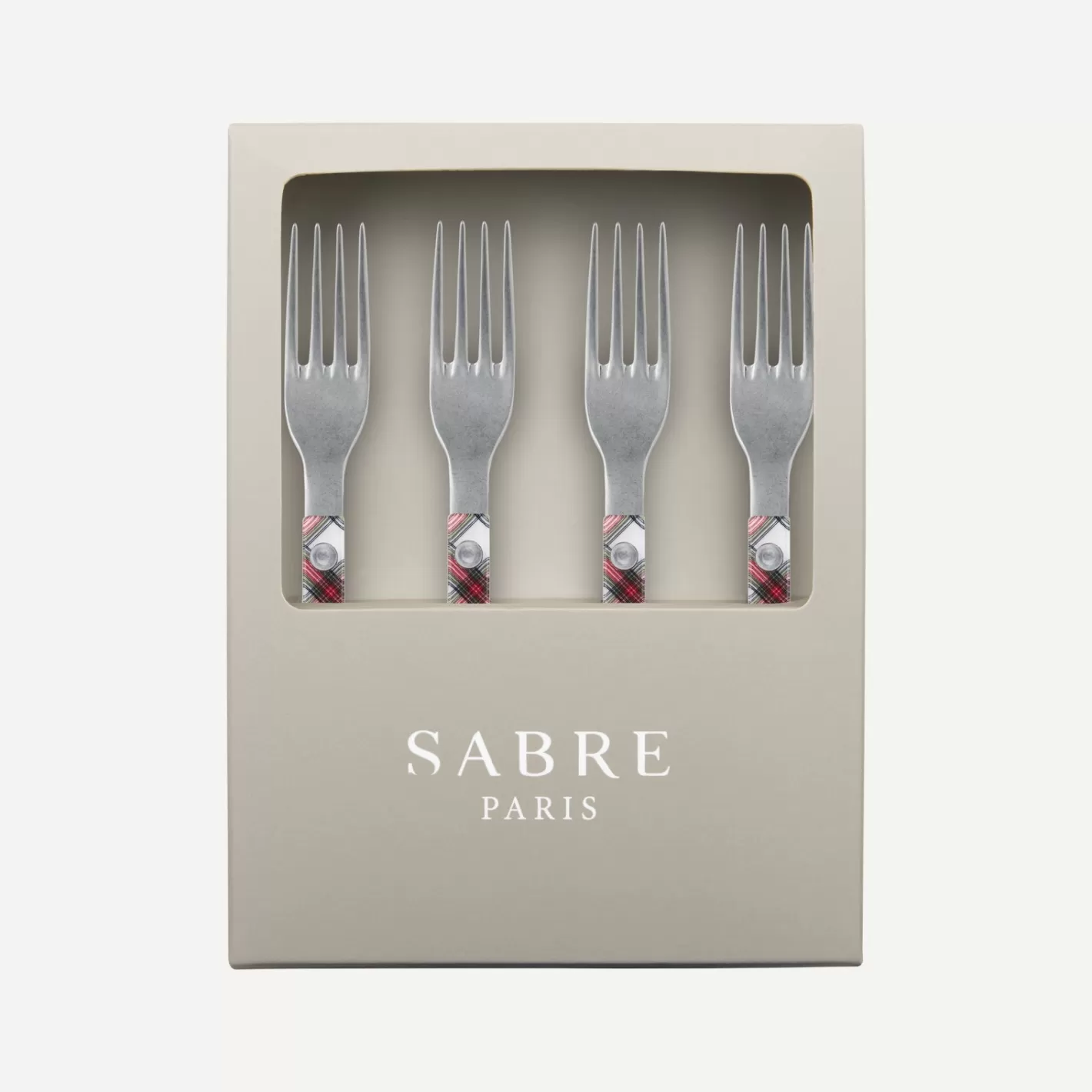 Sabre Paris Gift Boxes>Bistrot Vintage Tartan, White