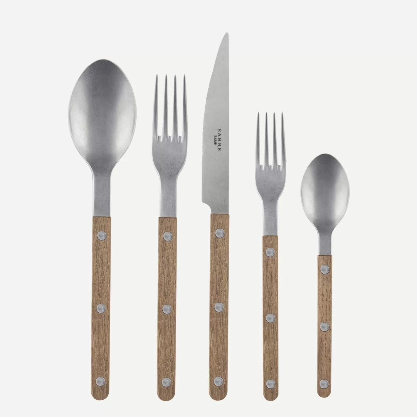 Sabre Paris Set Of 5 Pieces>Bistrot Vintage , Teak