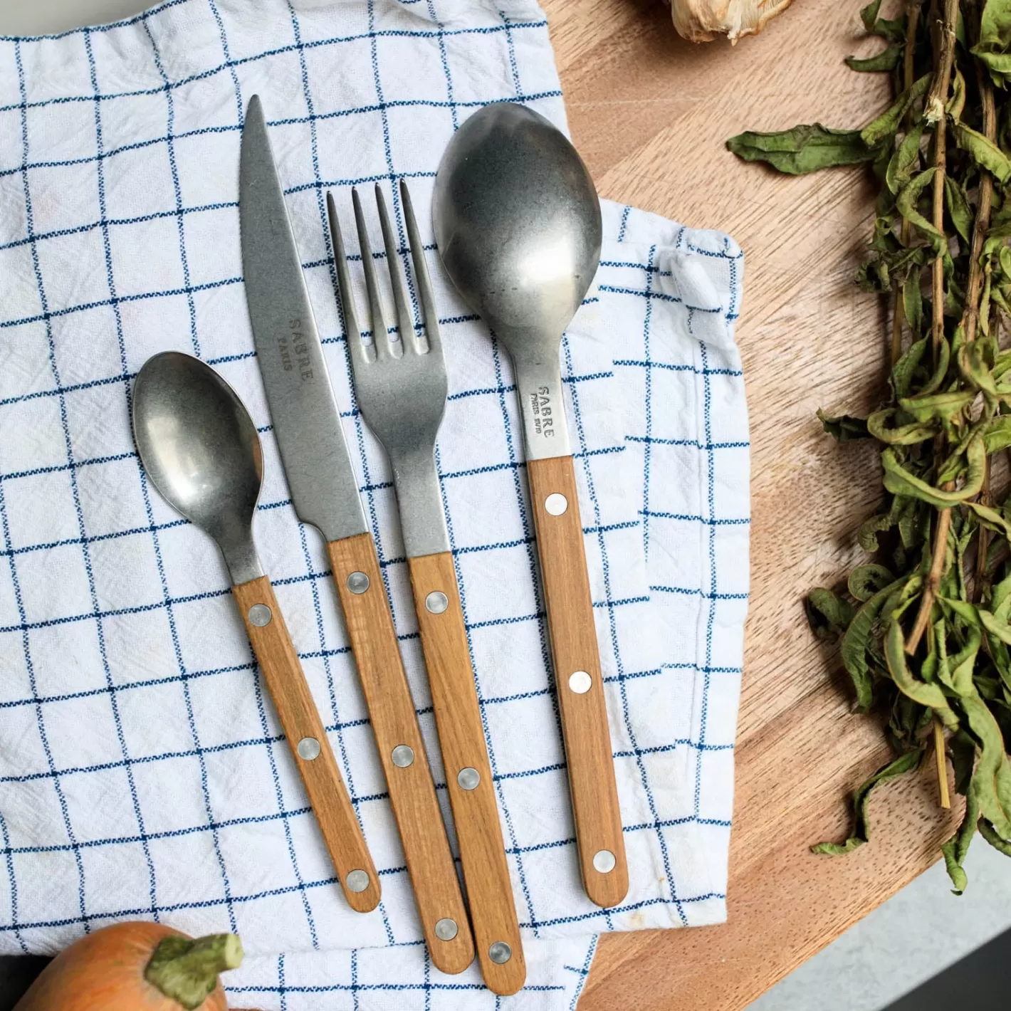 Sabre Paris Soup Spoon>Bistrot Vintage , Teak