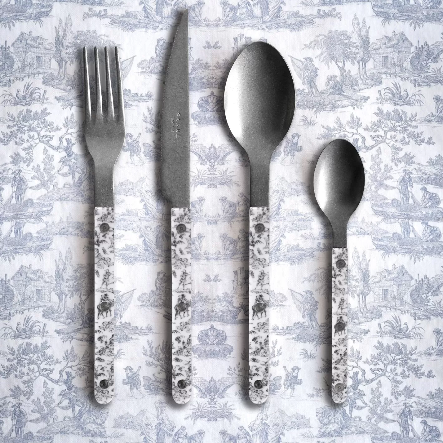 Sabre Paris Soup Spoon>Bistrot Vintage Toile, Black